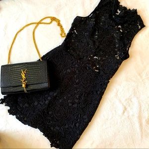 TOBI Sweet Fantasy Black Lace Dress